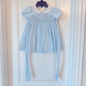 Little English Smocked Dress 12mo
